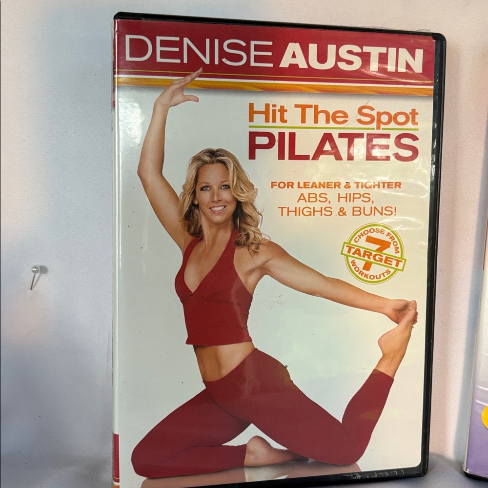 PRE-LOVED SET OF 3 DENISE AUSTIN PILATES PERSONAL TRAINING SYSTEM POWER ZONE DVD - Picture 4 of 12